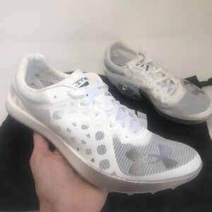 Under Armour 3027568-100 Shakedown Elite Breeze White Track & Field Shoes SZ 8.5